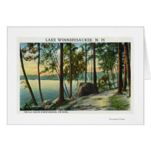 View of the Old Man Rock Formation Cards