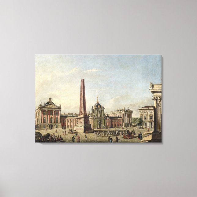 View of the Old Market Canvas Print (Front)