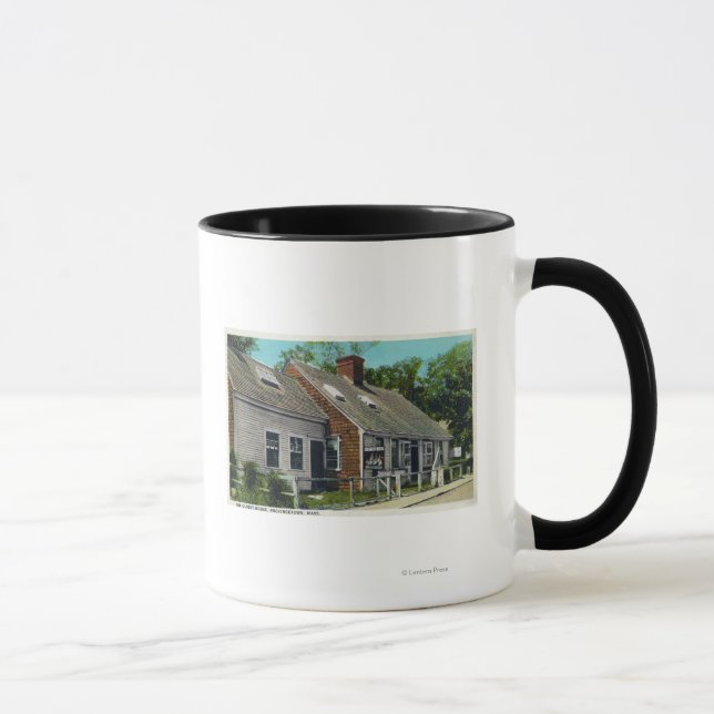 View of the Oldest House in Town Mug (Right)