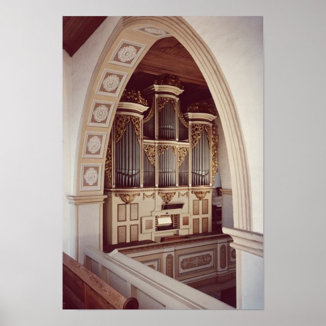 View of the Organ in the church at Rotha Poster (Front)