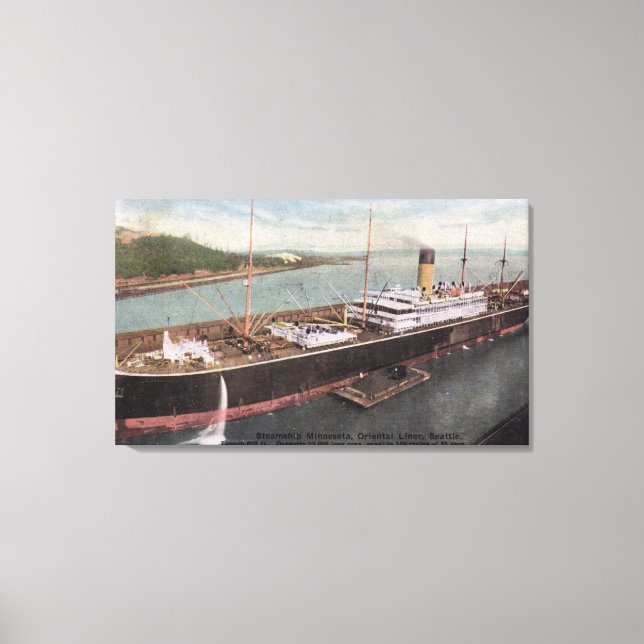 View of the Oriental Liner Minnesota Canvas Print (Front)