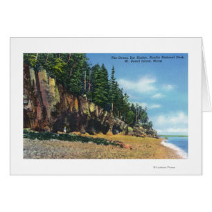 View of the Ovens at Bar Harbor Cards