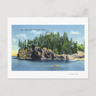 View of the Owl's Head Lighthouse 2 Postcard
