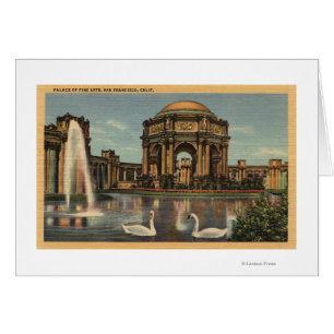 View of the Palace of Fine Arts Cards