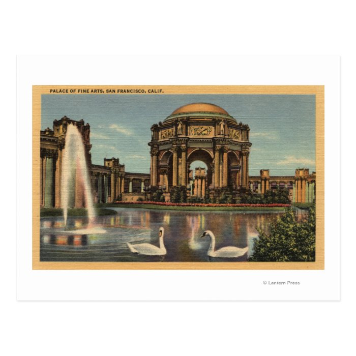 View of the Palace of Fine Arts Post Card