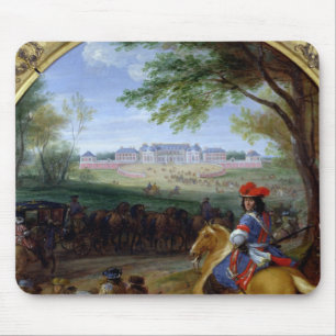 View of the Palace of Versailles in 1669 Mouse Pad