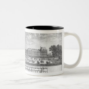 View of the Palais des Tuileries from gardens Two-Tone Coffee Mug