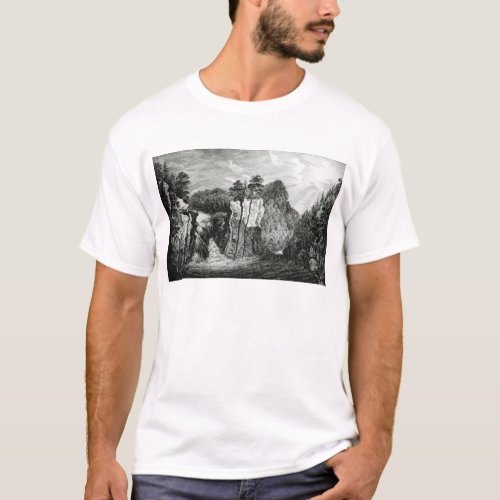 View of the Passaic River Waterfall New Jersey T_Shirt