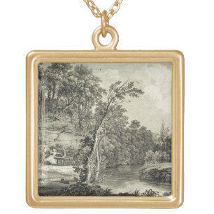 View of the Petrifying Spring commonly called the Gold Plated Necklace