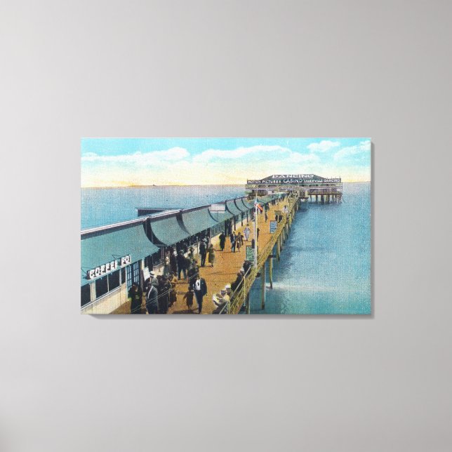 View of the Pier Canvas Print (Front)