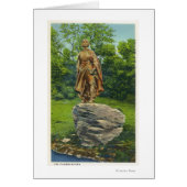 View of the Pilgrim Maiden Statue (Front)