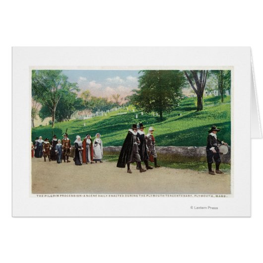 View of the Pilgrim Procession Cards (Front Horizontal)