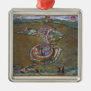 View of the Place de Louis le Grand, with one of t Metal Ornament