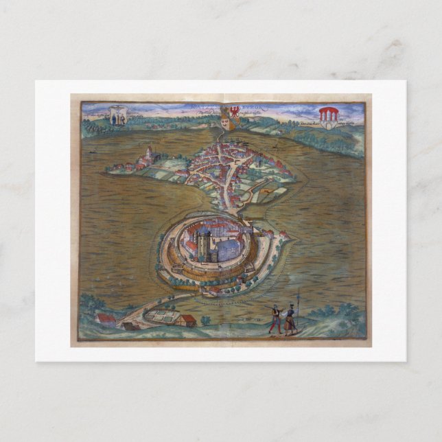 View of the Place de Louis le Grand, with one of t Postcard (Front)