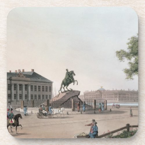 View of the Place of Peter the Great and the Senat Coaster