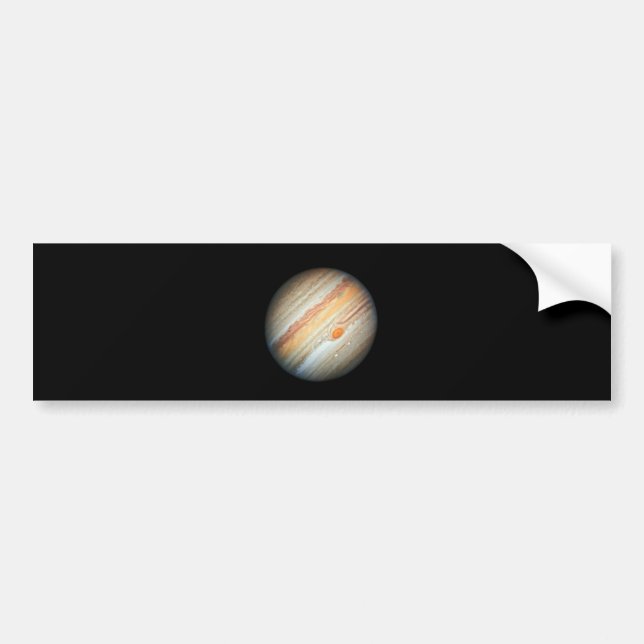 View of the Planet Jupiter (Hubble Telescope) Bumper Sticker (Front)