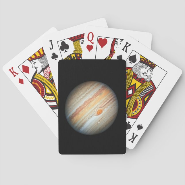 View of the Planet Jupiter (Hubble Telescope) Poker Cards (Back)