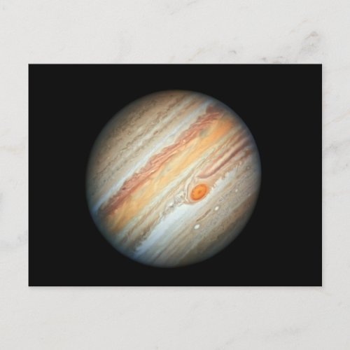 View of the Planet Jupiter Hubble Telescope Postcard