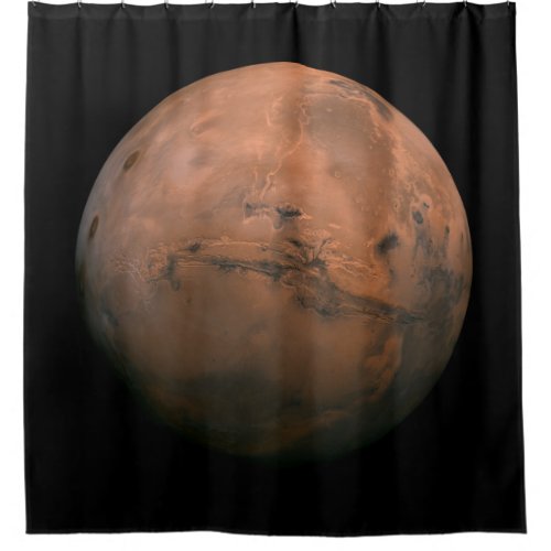 View of the Planet Mars Martian Landscape NASA Shower Curtain
