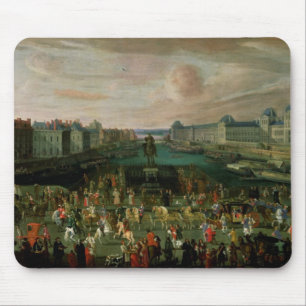 View of the Pont Neuf and the Chateau du Louvre Mouse Pad