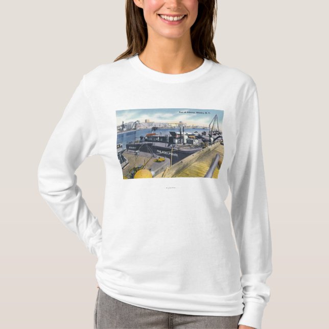 View of the Port of Albany, SS Iroquois in T-Shirt (Front)