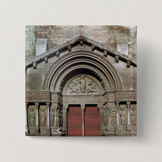 View of the portal pinback button (Front)