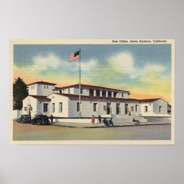 View of the Post Office # 1 Poster (Front)