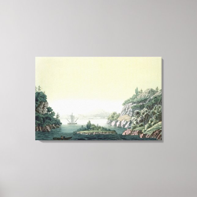 View of the Potomac river near Mount Vernon (colou Canvas Print (Front)