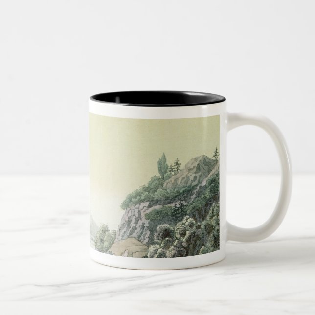 View of the Potomac river near Mount Vernon (colou Two-Tone Coffee Mug (Right)
