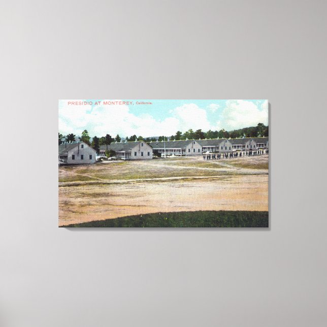 View of the Presidio Grounds Canvas Print (Front)