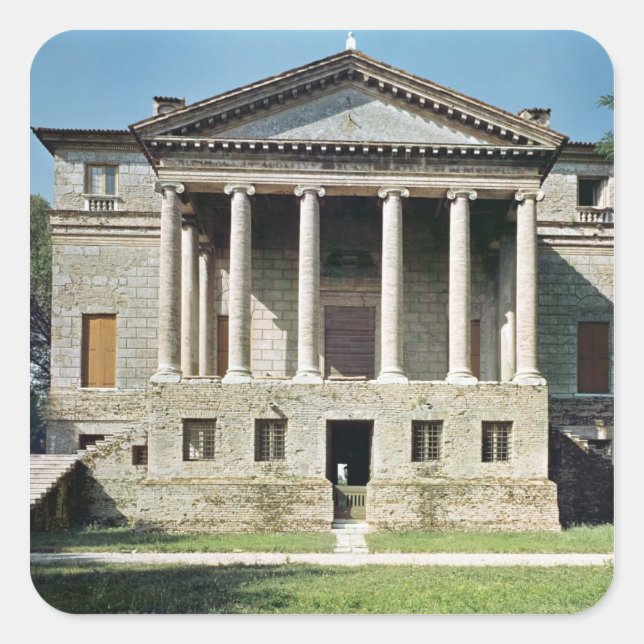 View of the principal facade, built in 1559-60 square sticker (Front)