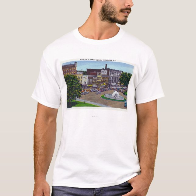 View of the Public Square Fountain T-Shirt (Front)