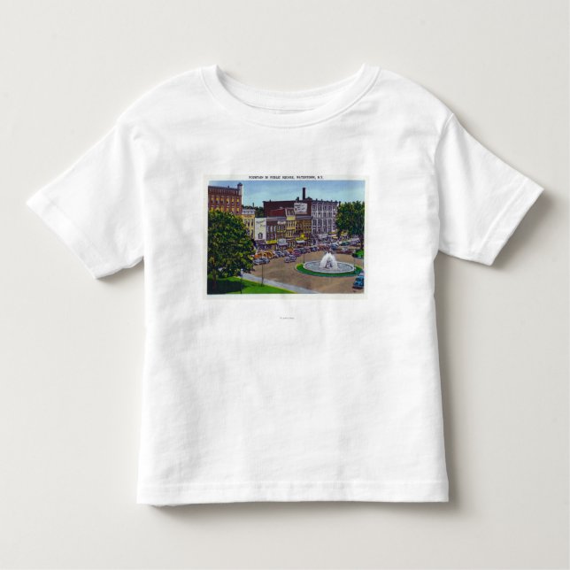 View of the Public Square Fountain Toddler T-shirt (Front)
