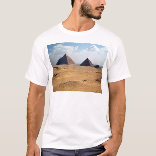 View of the Pyramids of Cheops T_Shirt