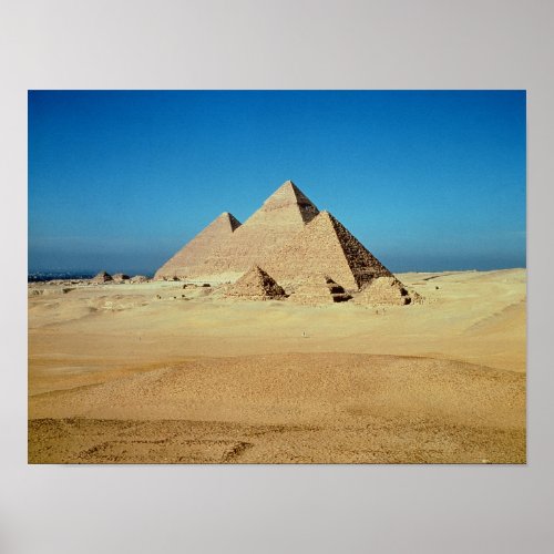View of the Pyramids Poster