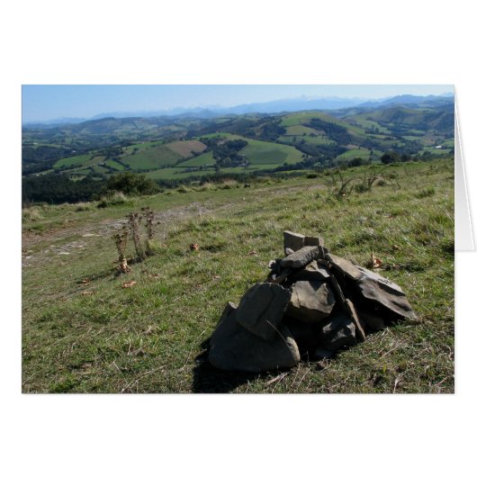 View of the Pyrenees Card (Front Horizontal)