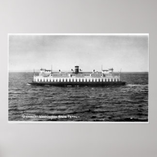 View of the Quinault Ferry Poster