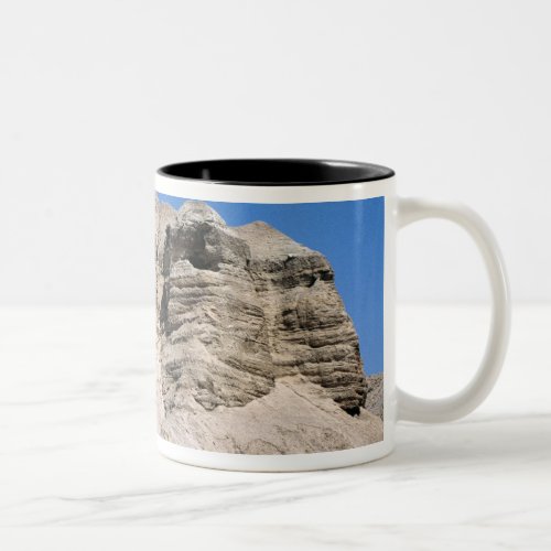 View of the Qumran Caves Two_Tone Coffee Mug
