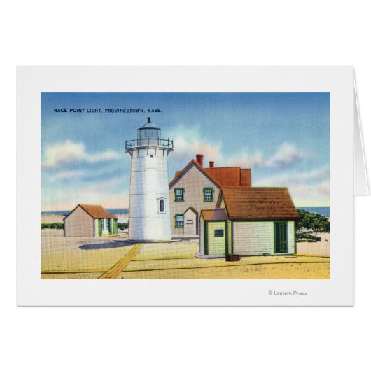 View of the Race Point Lighthouse Cards (Front Horizontal)