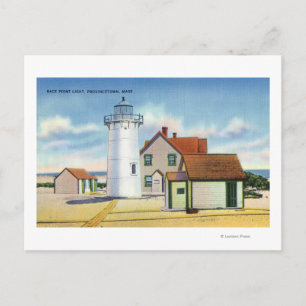 View of the Race Point Lighthouse Postcard