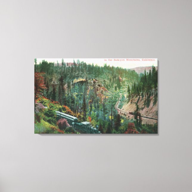 View of the Railroad Loop Canvas Print (Front)