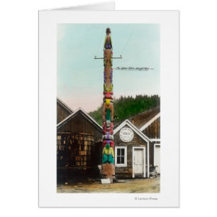 View of the Raven TotempoleWrangell, AK Cards