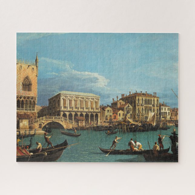View of the Riva degli Schiavoni Venice Jigsaw Puzzle (Horizontal)
