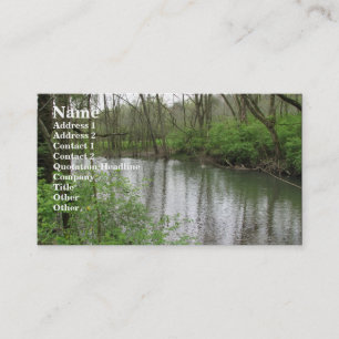 View of the River Business Card