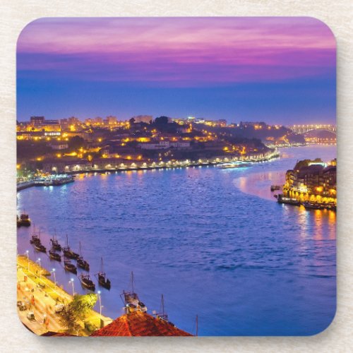 View of the river Douro  Beverage Coaster