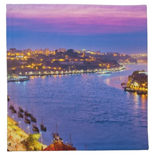 View of the river Douro  Cloth Napkin