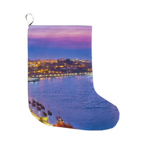 View of the river Douro  Large Christmas Stocking