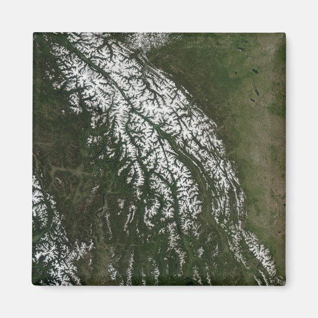 View of the Rocky Mountains Magnet (Front)