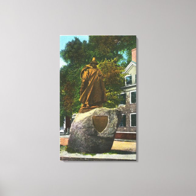 View of the Roger Conant Statue Canvas Print (Front)