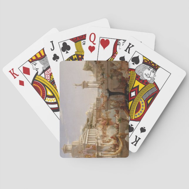 View of the Roman Empire (Consummation of Empire) Poker Cards (Back)